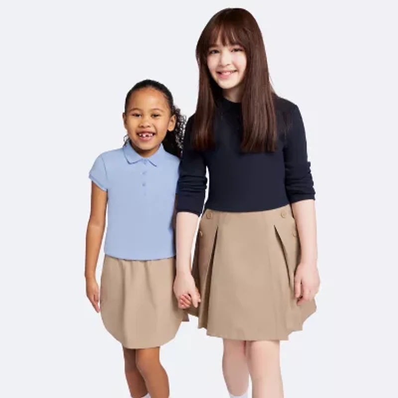 IZOD Performance Skort Little & Big Kid Girls Stretch Fabric Scooter Skirt