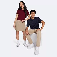 IZOD Womens Juniors Short Sleeve Polo Shirt