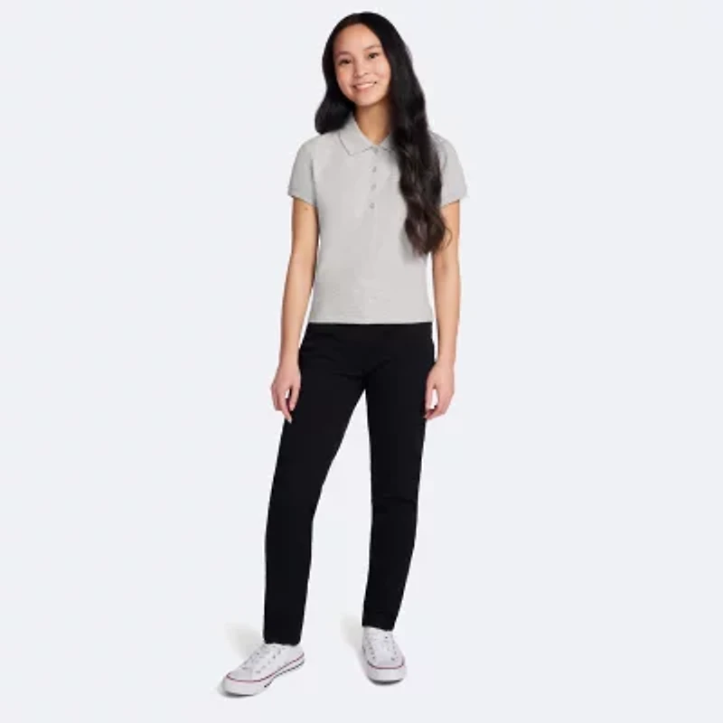 IZOD Womens Juniors Skinny Flat Front Pant