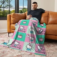 Northwest Hello Kitty Apple Boxes 50x70 Hello Kitty Lightweight Throw