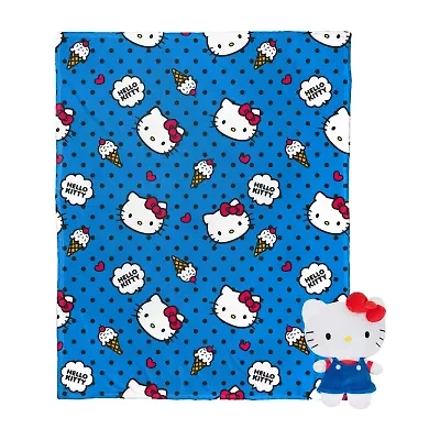 Northwest Big Thought Hugger 2-pc. Hello Kitty Throw Pillow