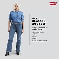 Levi's® Womens Plus Mid Rise Classic Bootcut Jean