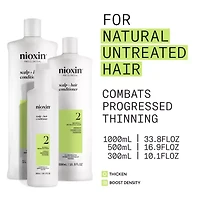 Nioxin System 2 Scalp Care + Hair Conditioner 33.8 oz.