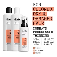 Nioxin System 4 Kit 300+300+100 Hair Loss Treatment