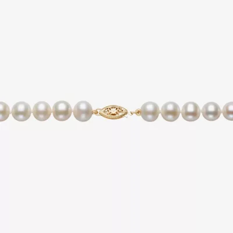 Sofia Womens White Strand Necklace