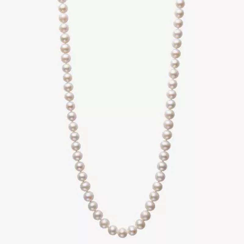 Sofia Womens White Strand Necklace