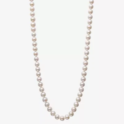 Sofia Womens White Strand Necklace
