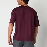 Xersion Mesh Mens V Neck Short Sleeve Quick Dry Active T-Shirt