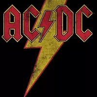 Novelty Mens Crew Neck Short Sleeve Relaxed Fit AC/DC Graphic T-Shirt