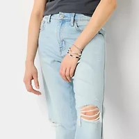 Arizona Juniors Womens High Rise Straight Leg Jean