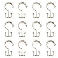 Maytex Mills Double Ball Glilde Shower Curtain Hooks