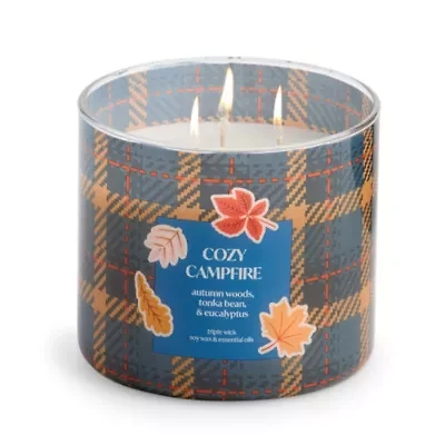 Distant Lands Cozy Campfire 3-Wick Scented Jar Candle