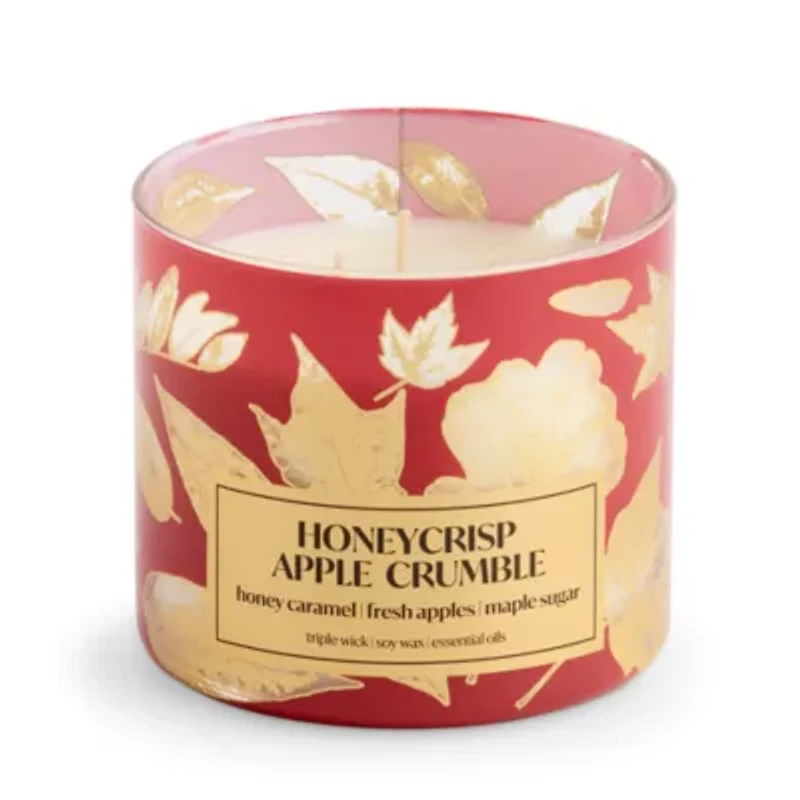Distant Lands Honeycrisp Apple Crumble 3-Wick Scented Jar Candle