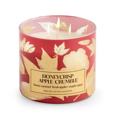 Distant Lands Honeycrisp Apple Crumble 3-Wick Scented Jar Candle