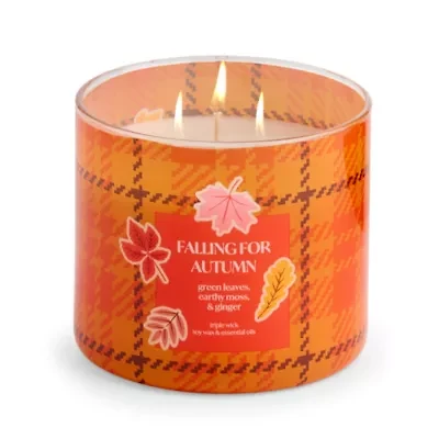 Distant Lands Falling For Autumn 3-Wick Scented Jar Candle