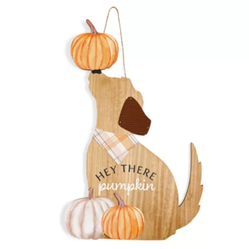 Linden Street Dog Thanksgiving Porch Sign