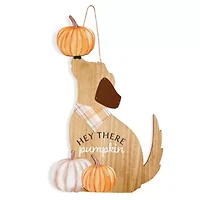 Linden Street Dog Thanksgiving Porch Sign