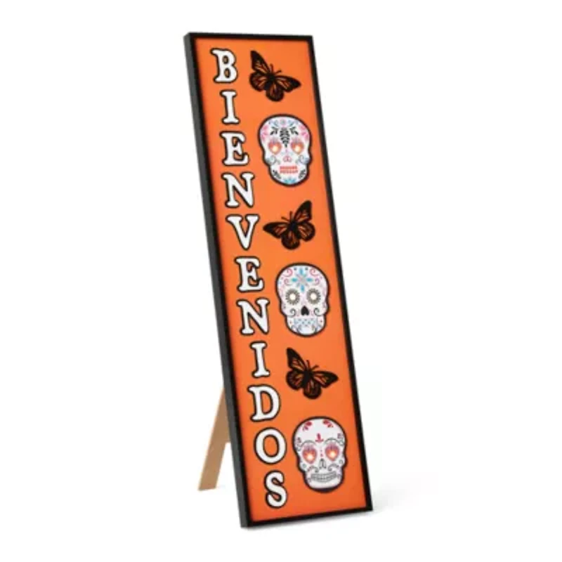 Layerings Day Of The Dead bienvenidos Halloween Porch Sign
