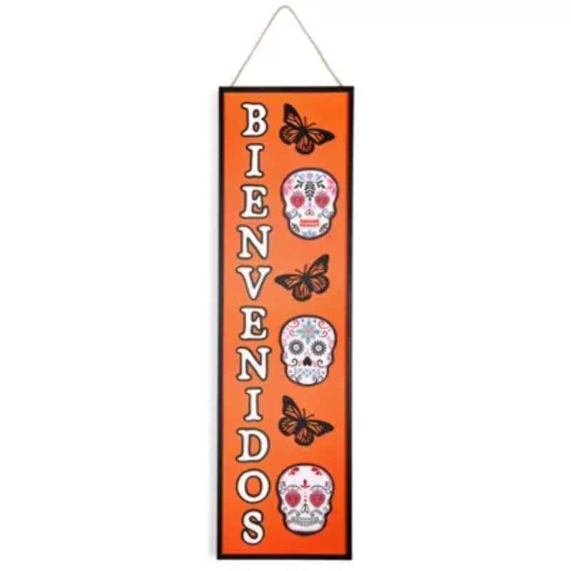 Layerings Day Of The Dead bienvenidos Halloween Porch Sign