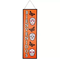 Layerings Day Of The Dead bienvenidos Halloween Porch Sign