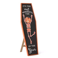 Layerings Coffin Halloween Porch Sign