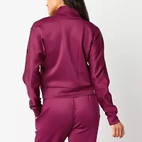 Xersion Womens Lightweight Knit Track Jacket