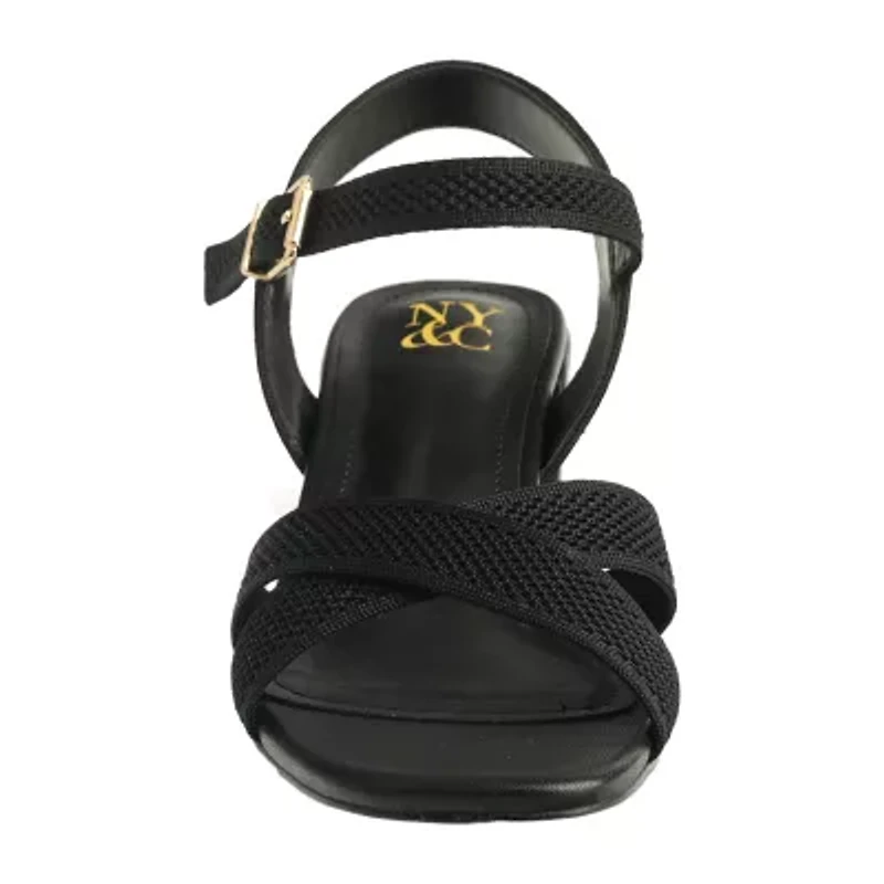 New York & Company Womens Mavis Strap Sandals