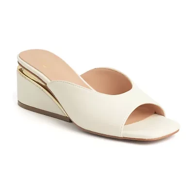 New York & Company Womens Malany Slide Sandals