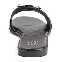 New York & Company Womens Wenda Slide Sandals