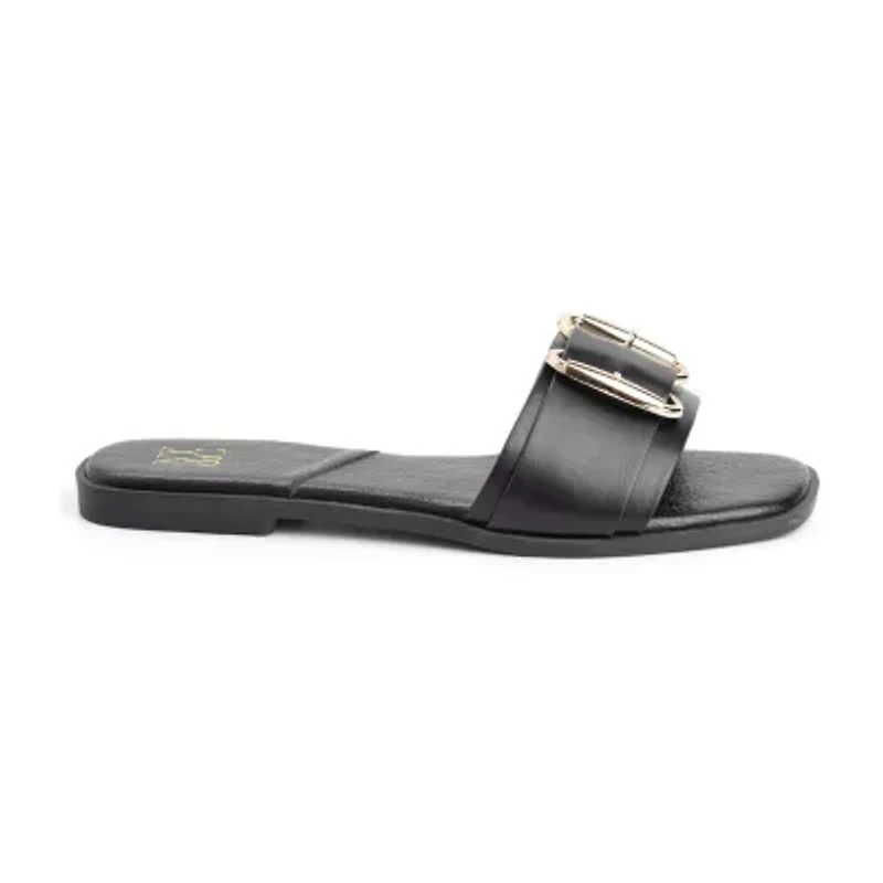 New York & Company Womens Wenda Slide Sandals