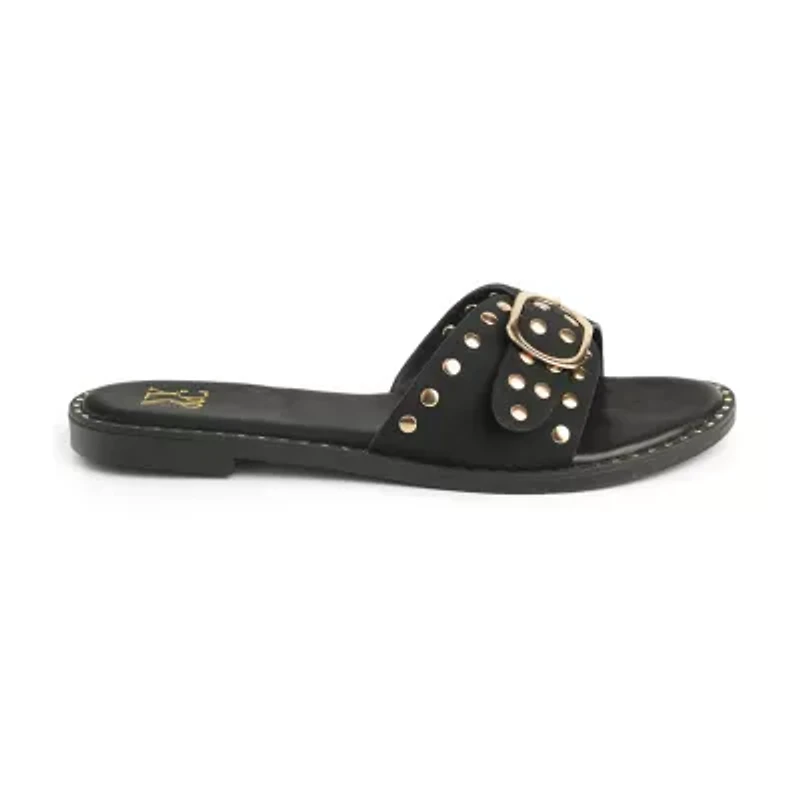 New York & Company Womens Westly Slide Sandals