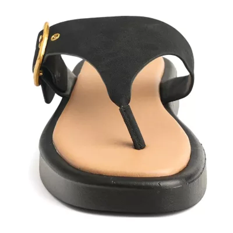 New York & Company Womens Jett Slide Sandals