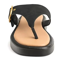 New York & Company Womens Jett Slide Sandals