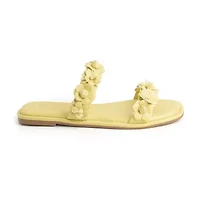 New York & Company Womens Poppy Slide Sandals