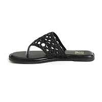 New York & Company Womens Phillipa Slide Sandals