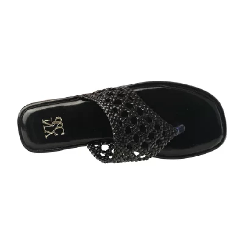 New York & Company Womens Phillipa Slide Sandals