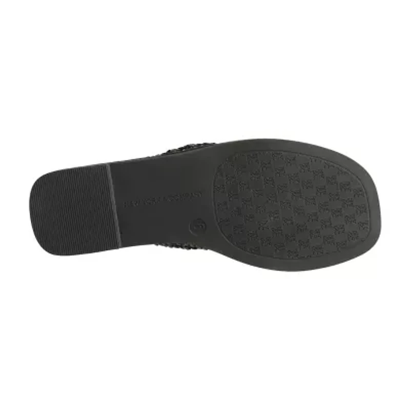 New York & Company Womens Phillipa Slide Sandals