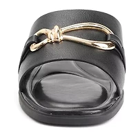 New York & Company Womens Rayla Slide Sandals