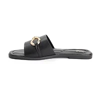 New York & Company Womens Rayla Slide Sandals