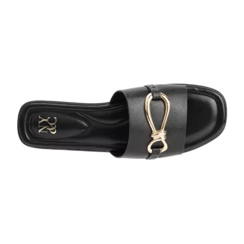 New York & Company Womens Rayla Slide Sandals