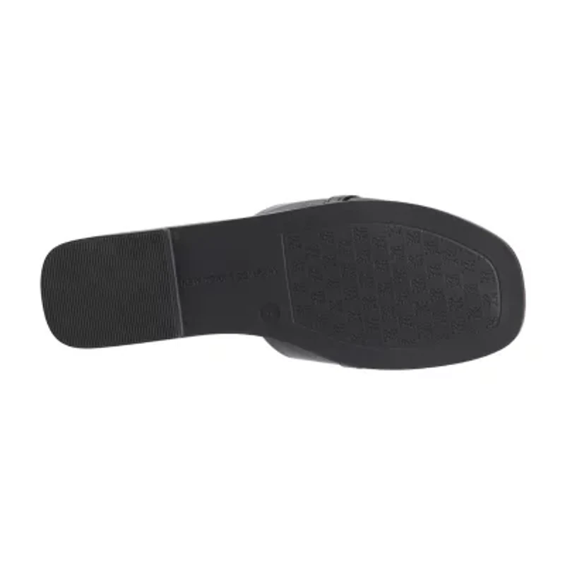 New York & Company Womens Rayla Slide Sandals
