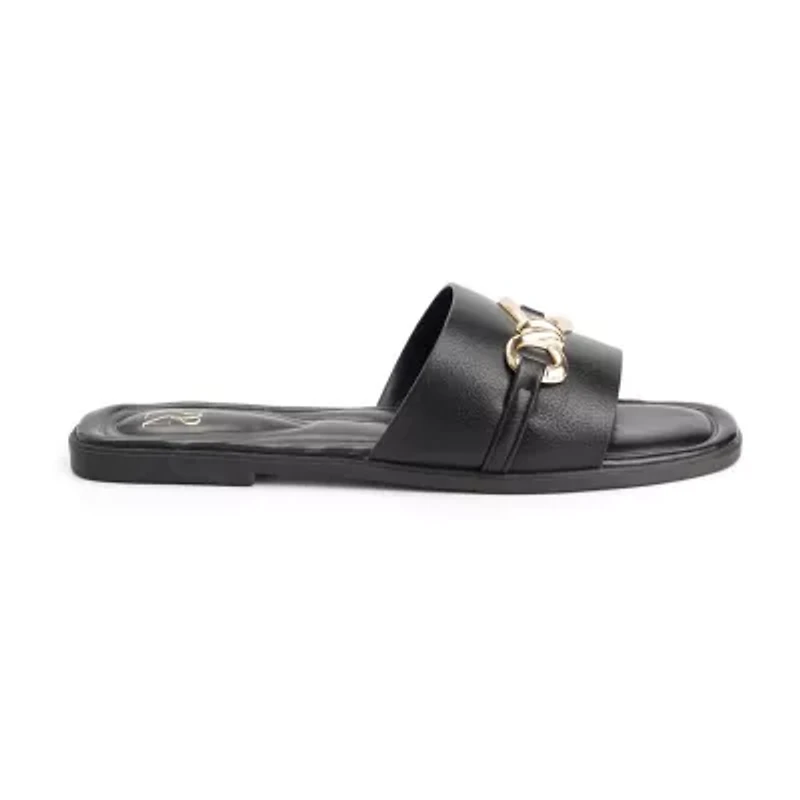 New York & Company Womens Rayla Slide Sandals