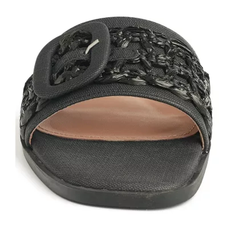New York & Company Womens Amber Slide Sandals