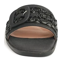 New York & Company Womens Amber Slide Sandals