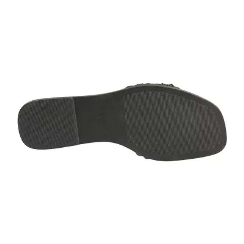 New York & Company Womens Amber Slide Sandals