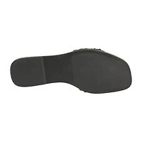 New York & Company Womens Amber Slide Sandals