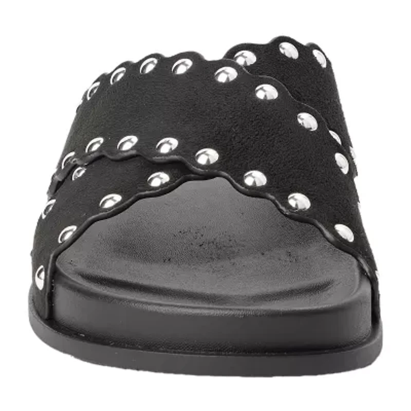 New York & Company Womens Barnett Slide Sandals