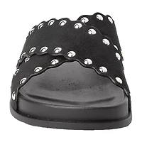 New York & Company Womens Barnett Slide Sandals