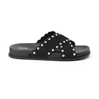 New York & Company Womens Barnett Slide Sandals
