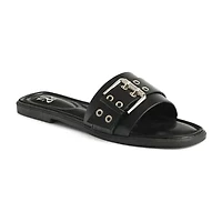 New York & Company Womens Rey Slide Sandals